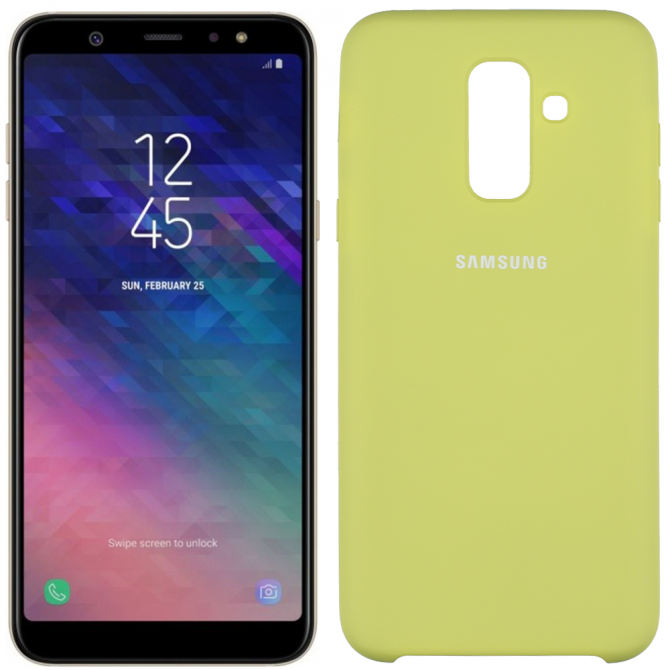 Чохол Soft Case для Samsung A605 Galaxy A6 Plus 2018 Оливковий