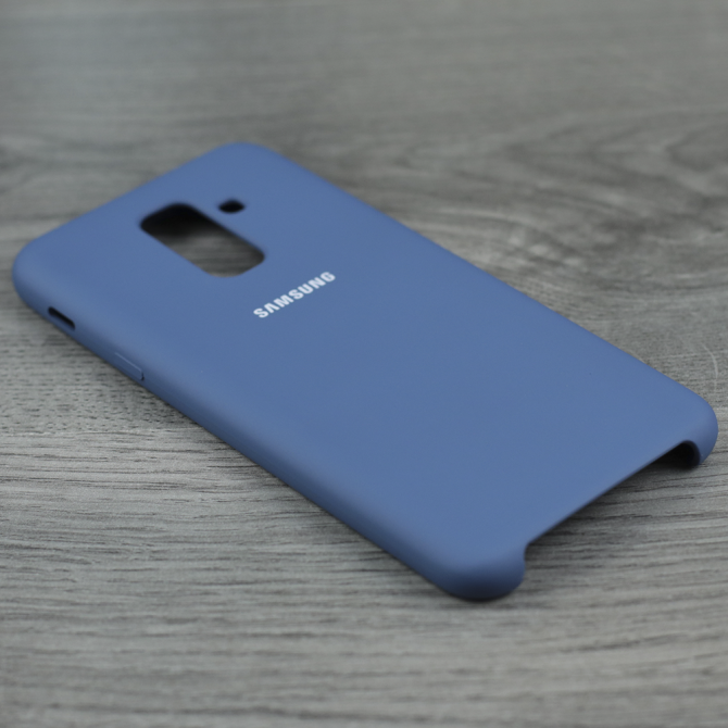 Чехол Soft Case для Samsung A605 Galaxy A6 Plus 2018 Синий-3
