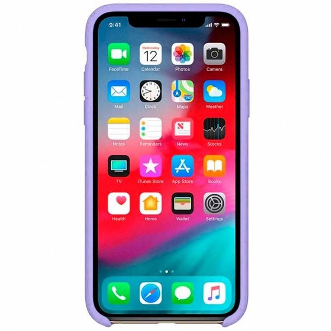 Силіконовий чохол для iPhone 7/8 Plus Бузковий FULL (без лого)-1