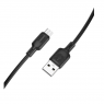 Кабель Borofone BX113 Lenny MicroUSB Black 1m