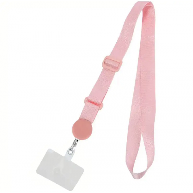 Шнурок для телефону Speshl (широкий) Dark Pink-1