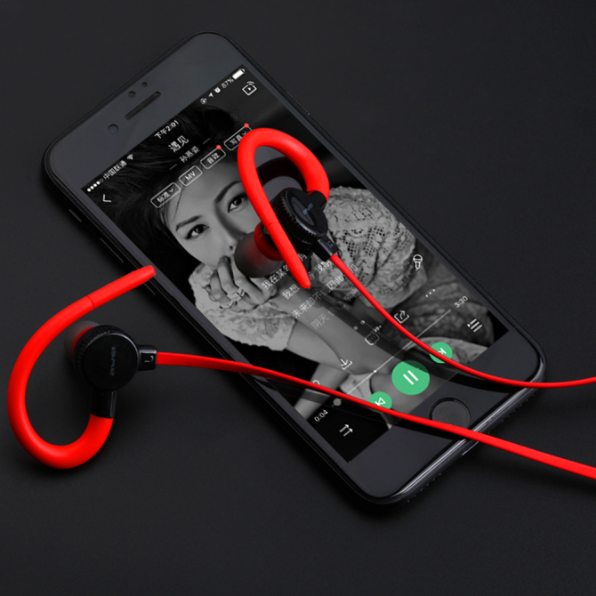 Беспроводные наушники Awei B923BL Sport Красный-1