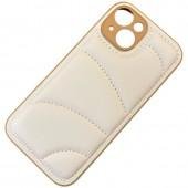 Чехол-накладка Striped Jacket для iPhone 15 Plus Ivory