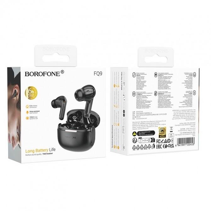 Наушники Stereo Bluetooth Headset Borofone FQ9 Peaceful Black-3