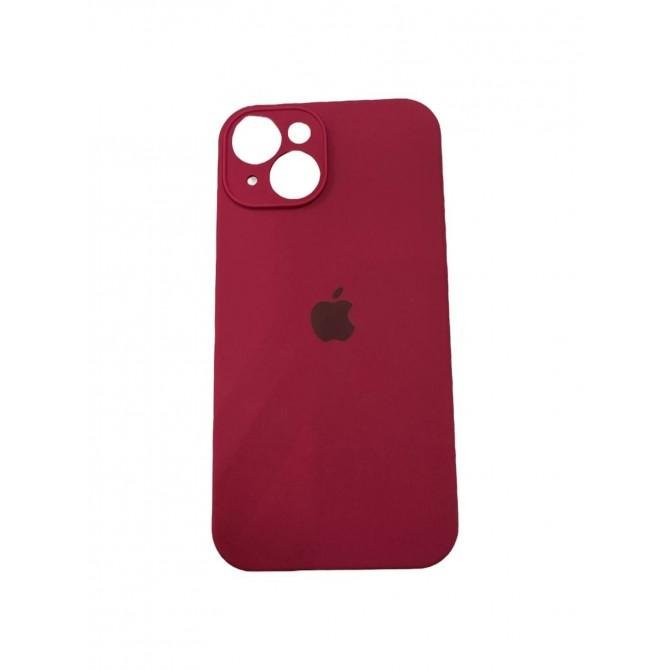 Силіконовий чохол для iPhone 14 Plus Rose Red FULL