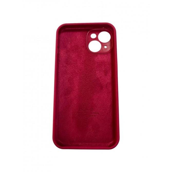Силіконовий чохол для iPhone 14 Plus Rose Red FULL-1