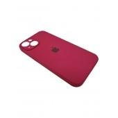 Силиконовый чехол для iPhone 14 Plus Rose Red FULL