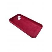 Силиконовый чехол для iPhone 14 Plus Rose Red FULL