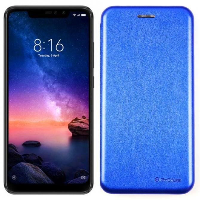 Чохол книжка U-Like Best для Xiaomi Redmi 6 Pro/Mi A2 Lite Синiй