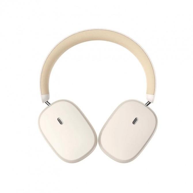 Навушники Baseus Bowie H1i Noise-Cancelling Stellar White-1