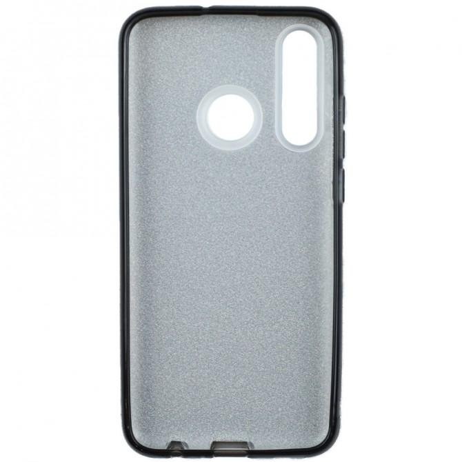 Чехол Silicone 3in1 Блёстки для Huawei Honor 10i Чёрный-2