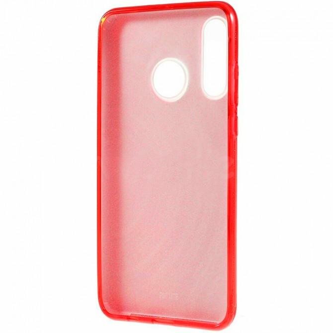 Чохол Silicone 3in1 Блискітки для Huawei Honor 10i Червоний-3