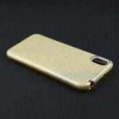 Чохол Silicone 3in1 Блискітки для Huawei Y5 2019 Золотий Чохол Silicone 3in1 Блискітки для Huawei Y5 2019 Золотий