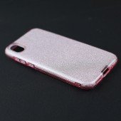 Чохол Silicone 3in1 Блискітки для Huawei Y5 2019 Рожевий Чохол Silicone 3in1 Блискітки для Huawei Y5 2019 Рожевий
