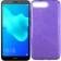 Чехол Silicone 3in1 Блёстки для Huawei Y6 2018 Violet