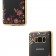 Прозрачный чехол с цветами и стразами для Samsung G950 Galaxy S8 с глянцевым бампером (Розовый золот