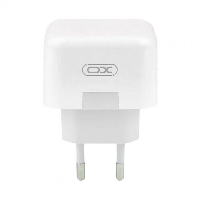 Сетевое зарядное устройство XO L102 35W/2 USB-C White + Type-C to Type-C Cable