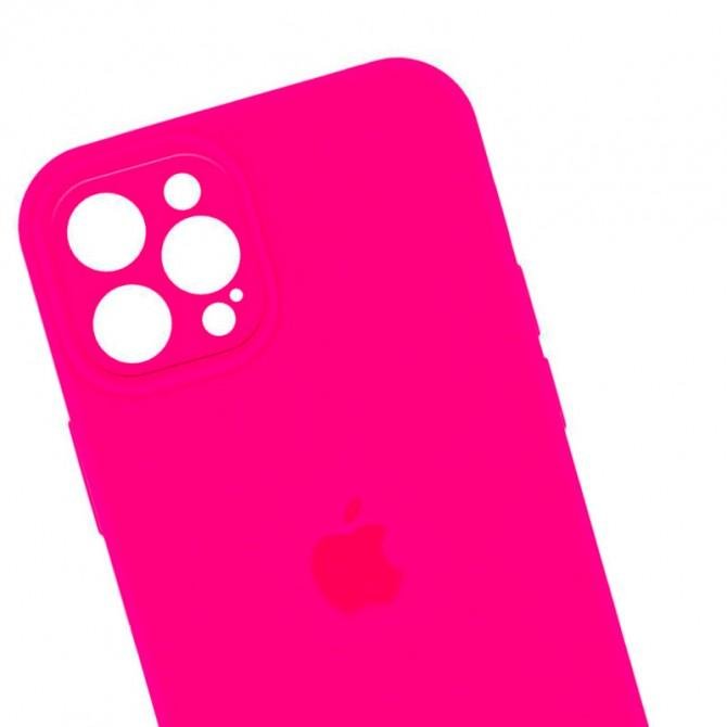 Оригінальний силіконовий чохол для iPhone 11 Pro Неоново Рожевий FULL (with camera protection)-1