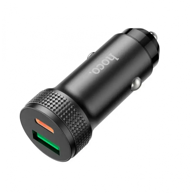 Автомобильное зарядное устройство для 1Type-C Hoco Z49b PD38W Black