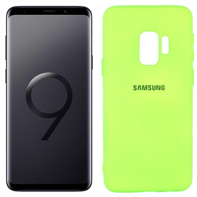 Чохол Soft Case для Samsung G960 Galaxy S9 Салатовий FULL
