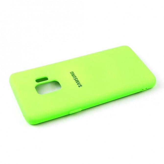 Чохол Soft Case для Samsung G960 Galaxy S9 Салатовий FULL-3