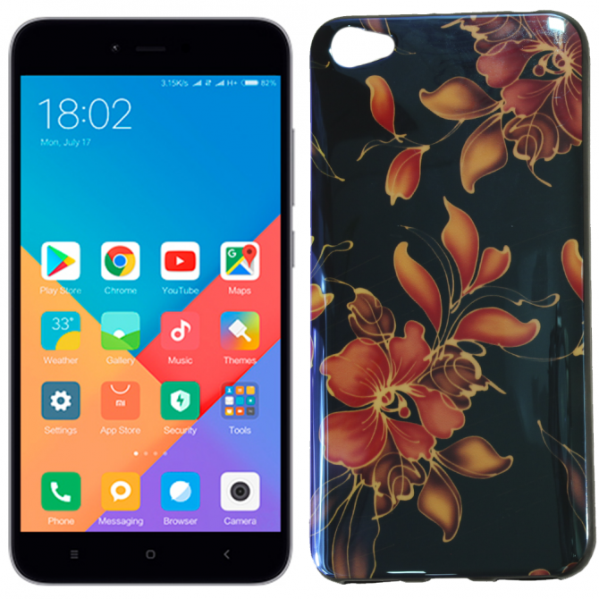 Чехол U-Like Picture series для Xiaomi Redmi Note 5a Flowers