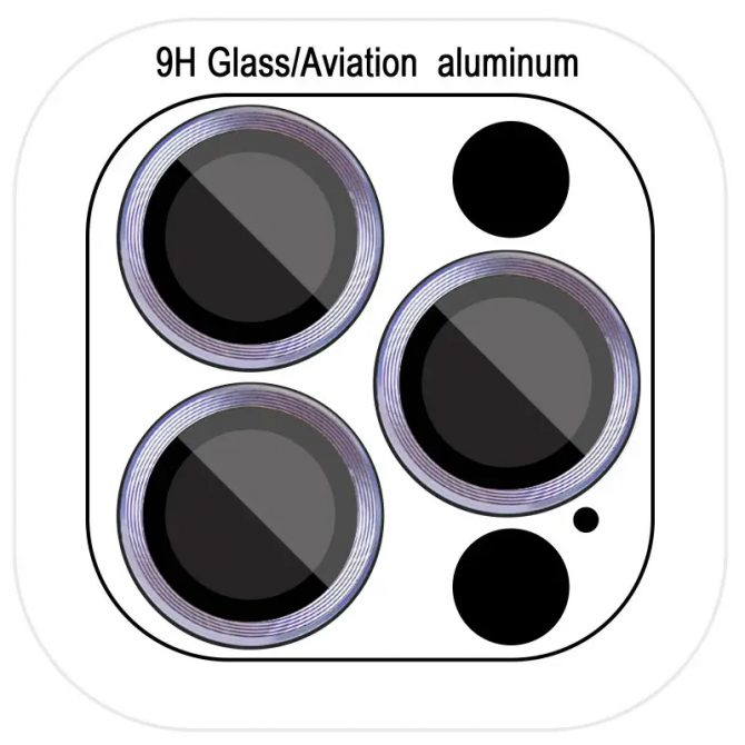 Защитное стекло на камеру Metal Classic (в упаковке) для iPhone 18 Pro (6.3)/ 18 Pro Max (6.9") Голу