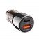 Автомобільний зарядний пристрій XO CC58 1 USB QC 3.0 + Type-C PD (95W) Black