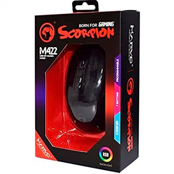 Mouse MARVO M422 Wired USB black-1