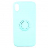 Чехол Ring Color для iPhone Xs Max Бирюзовый Чехол Ring Color для iPhone Xs Max Бирюзовый