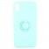 Чохол Ring Color для iPhone Xs Max Бірюзовий