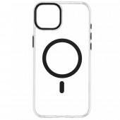 Чохол-накладка Anti-Fall для iPhone 15 Plus Transparent / Black