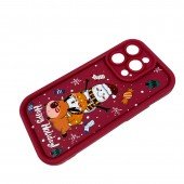 Чохол TPU Merry Christmas iPhone 12 Pro Bordo Чохол TPU Merry Christmas iPhone 12 Pro Bordo