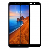 Захисне скло для XIAOMI Redmi 7a Full Glue (0.3 мм, 2.5D, чорне) Захисне скло для XIAOMI Redmi 7a Full Glue (0.3 мм, 2.5D, чорне)