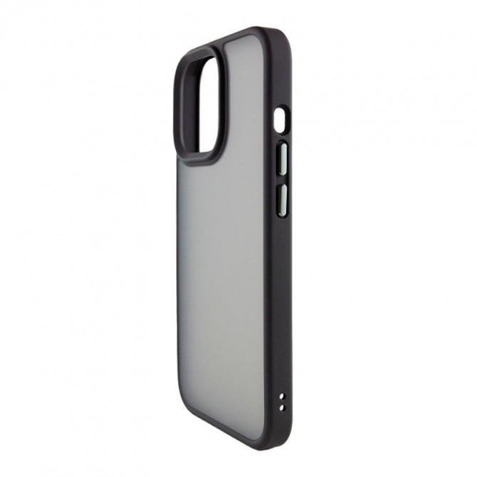 Чехол TPU+PC Metal Buttons для Apple iPhone 14 Pro (6.1") Черный-1