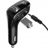 ФМ модулятор Baseus Streamer F40 AUX Wireless MP3 Charger (CCF40-01) Black
