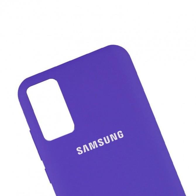 Чехол Original Soft Case Samsung Note 20 Темно Фиолетовый FULL-2
