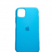 Оригинальный силиконовый чехол для iPhone 13 Pro Небесно Синий FULL Оригинальный силиконовый чехол для iPhone 13 Pro Небесно Синий FULL