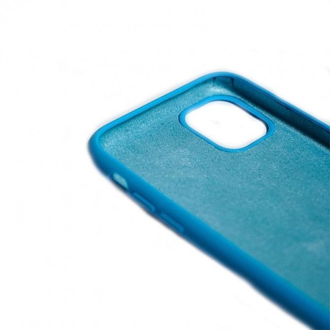 Оригінальний силіконовий чохол для iPhone 13 Pro Небесно Синій FULL-1