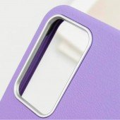 Кожаный чехол Leather Case Metal Buttons для Samsung Galaxy S23 FE Light Purple Кожаный чехол Leather Case Metal Buttons для Samsung Galaxy S23 FE Light Purple