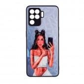 Накладка Prisma Ledies для Oppo Reno 5 Lite Black in White