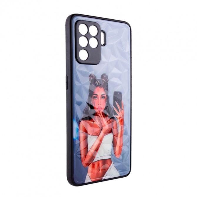 Накладка Prisma Ledies для Oppo Reno 5 Lite Black in White-1