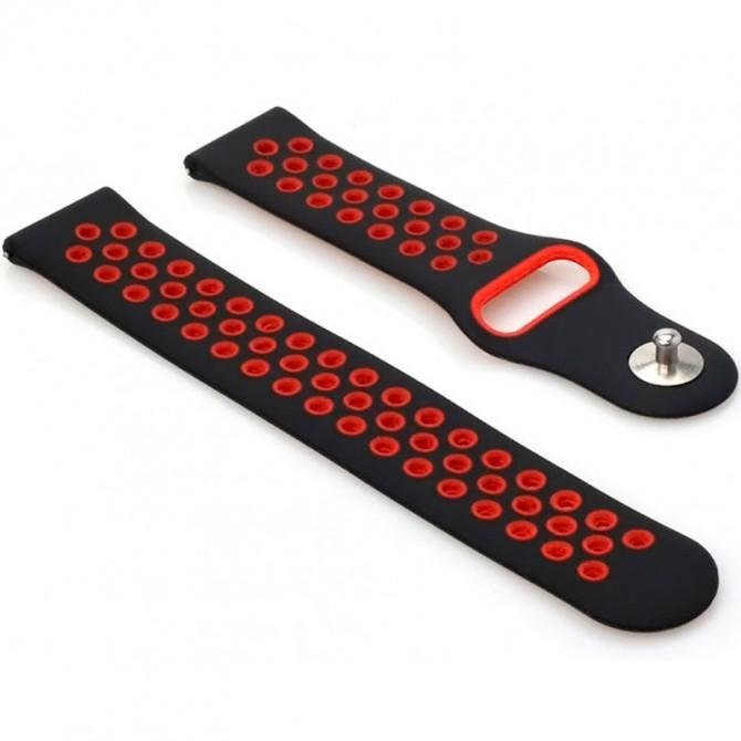 Ремінець універсальний 22mm Sport Nike Black/Red