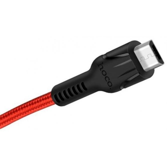 Кабель Hoco U31 Benay MicroUSB Red 1m-1