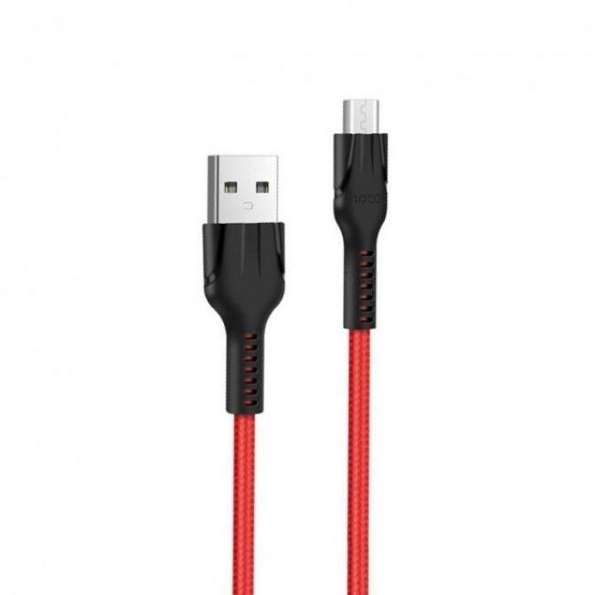 Кабель Hoco U31 Benay MicroUSB Red 1m-2