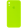 Силіконовий чохол для iPhone Xr Неоново Зелений FULL (SQUARE SHAPE)