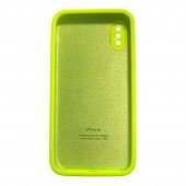 Силіконовий чохол для iPhone Xr Неоново Зелений FULL (SQUARE SHAPE) Силіконовий чохол для iPhone Xr Неоново Зелений FULL (SQUARE SHAPE)