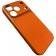 Накладка PC+Leather для iPhone 17 Pro Помаранчевий