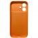 Накладка PC+Leather для iPhone 16 Оранжевый