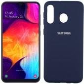Чохол Soft Case для Samsung A205/305 Galaxy A20/A30 2019 Темно Синій FULL